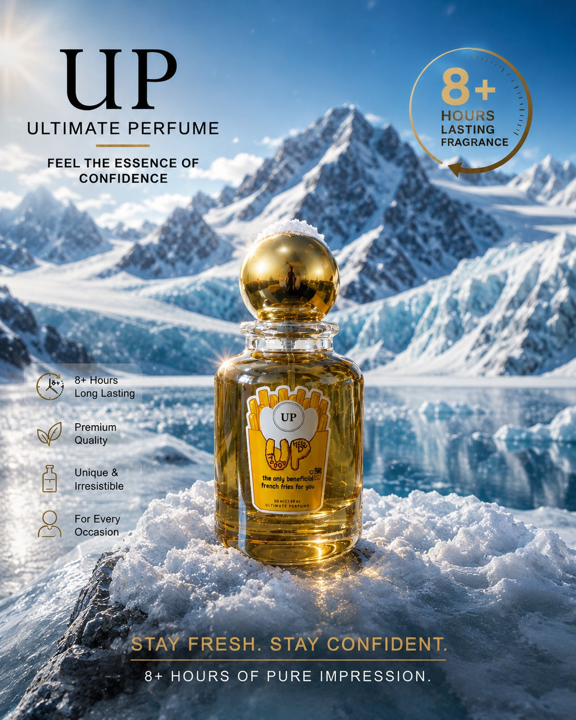French Fries Perfume , a fragrance forged rather than blended. Cool 50ML